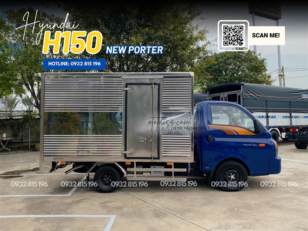 Chi phí lăn bánh xe tải Hyundai New Porter H150 thùng kín và mui bạt